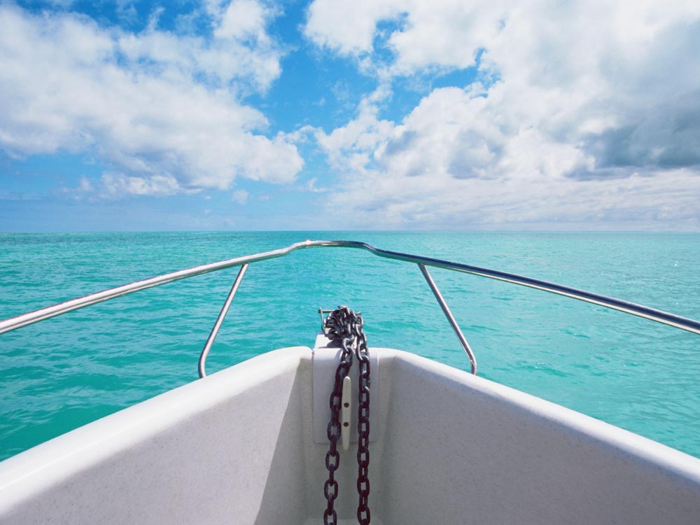 Front bow of the boat